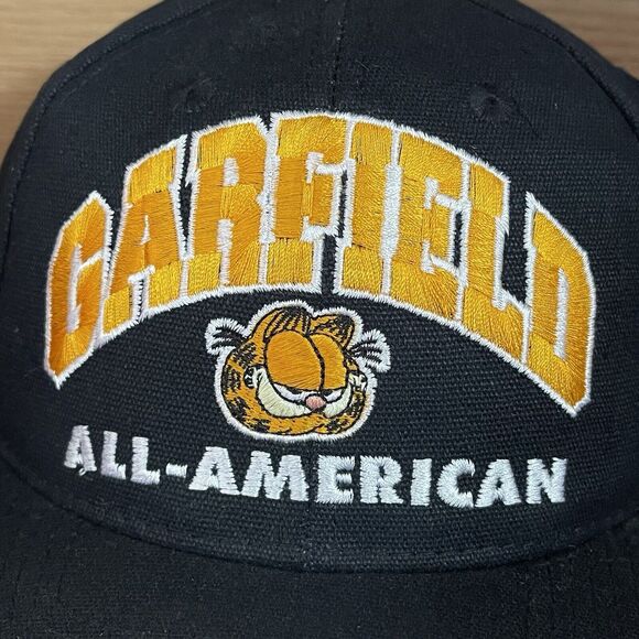 Vintage Garfield All American Snapback Adjustable Embroidered Hat Cap - Picture 3 of 16